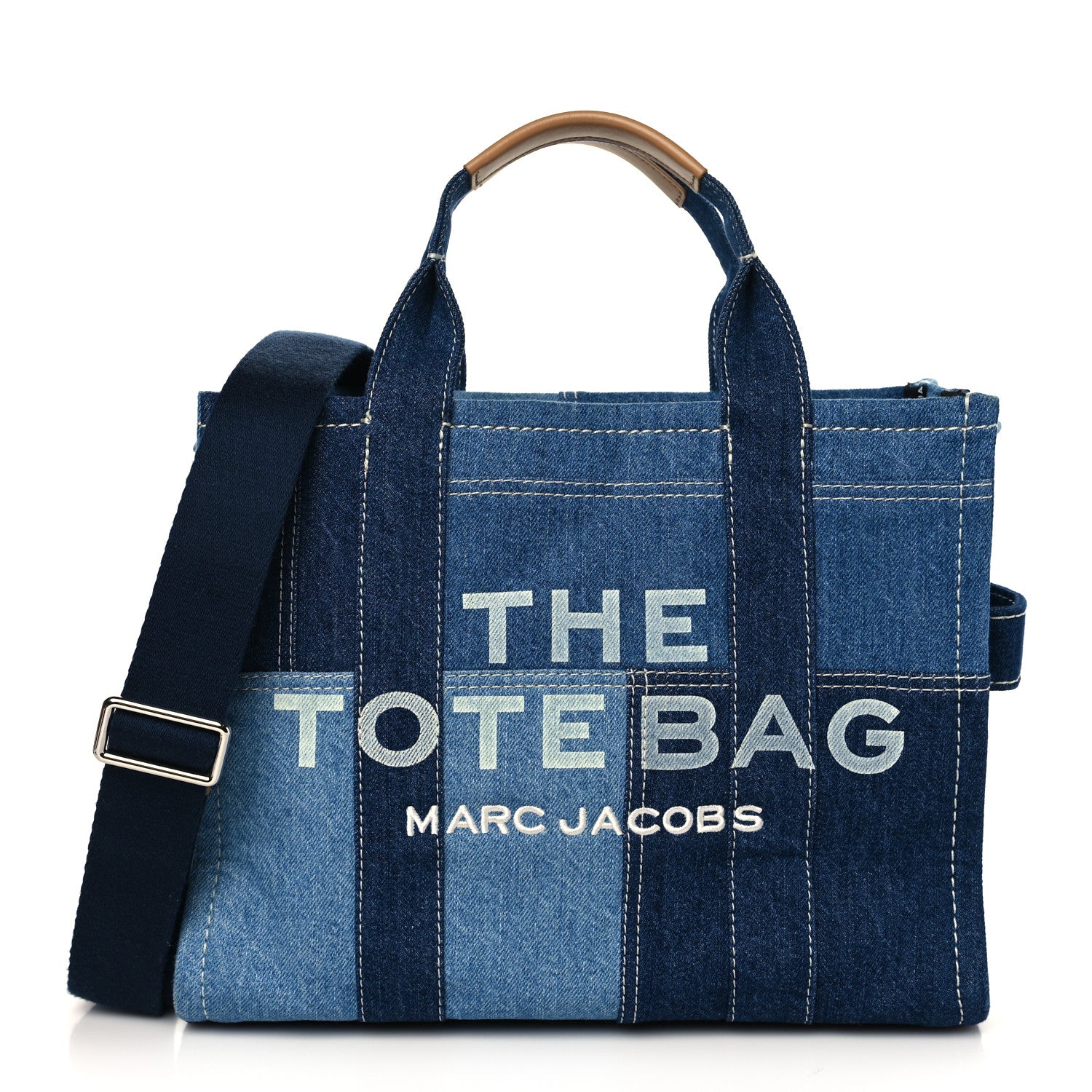 Marc Jacobs Denim Canvas Medium The Tote Bag Blue 1 of 6