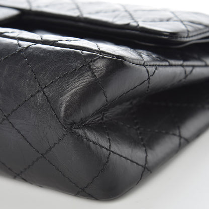Chanel Aged Calfskin Quilted 2.55 Reissue 225 Flap Black 9 of 9