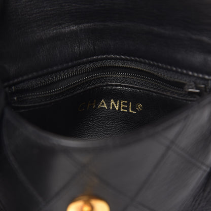 Chanel Calfskin Quilted Flap Waist Belt Bag Black 6 of 12