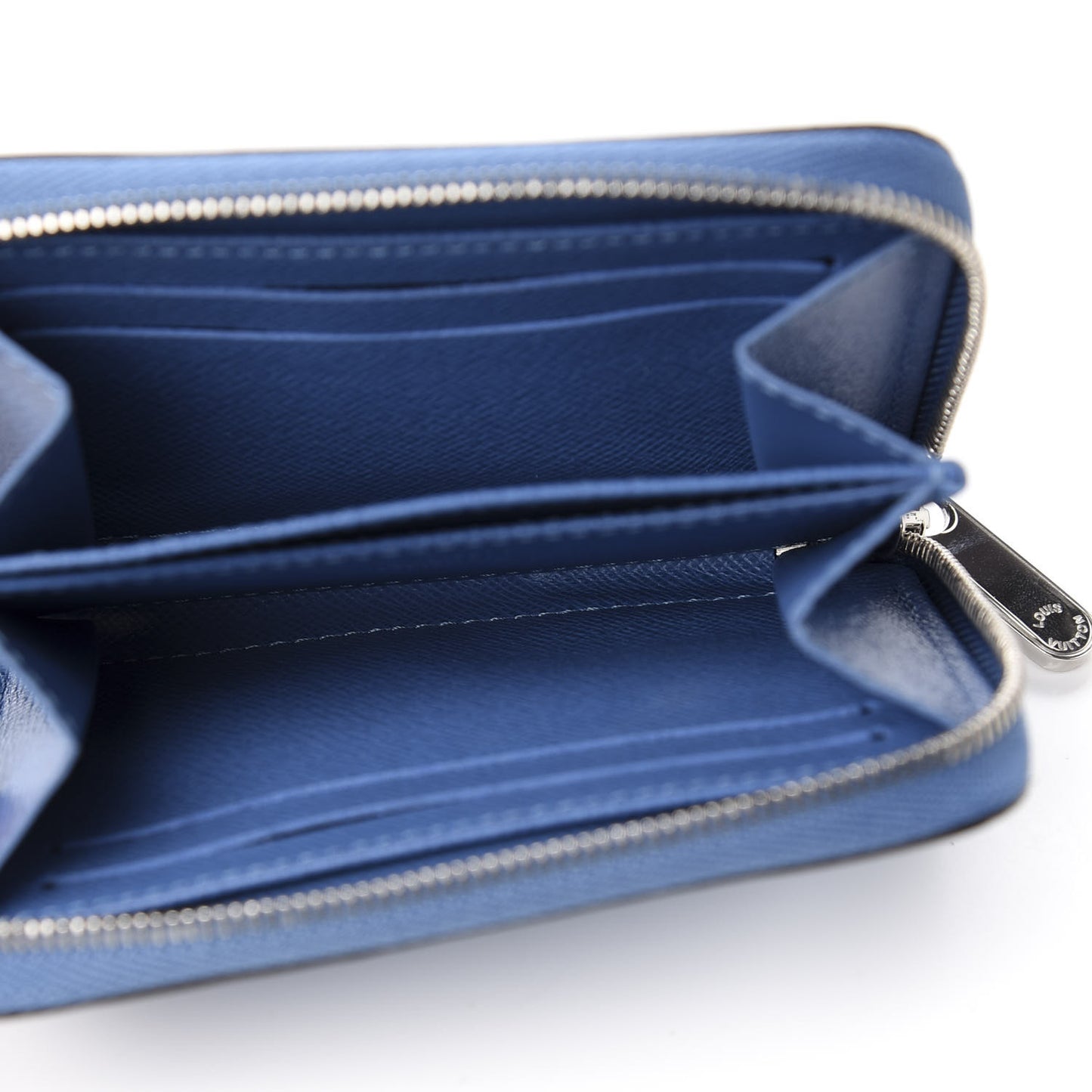Epi Zippy Coin Purse Blue Jean