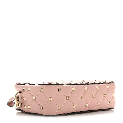Valentino Garavani Nappa Rockstud Spike Camera Crossbody Bag Water Rose 4 of 12