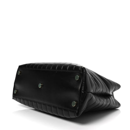 Saint Laurent Calfskin Y Quilted Monogram Large Loulou Shopper Black 7 of 8