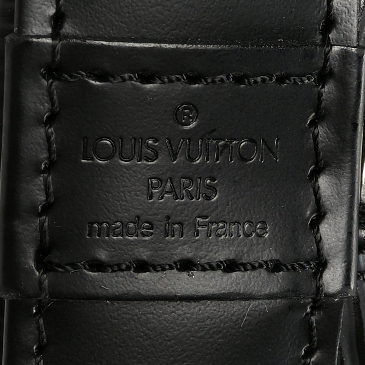 Louis Vuitton Epi Alma PM Black 7 of 11