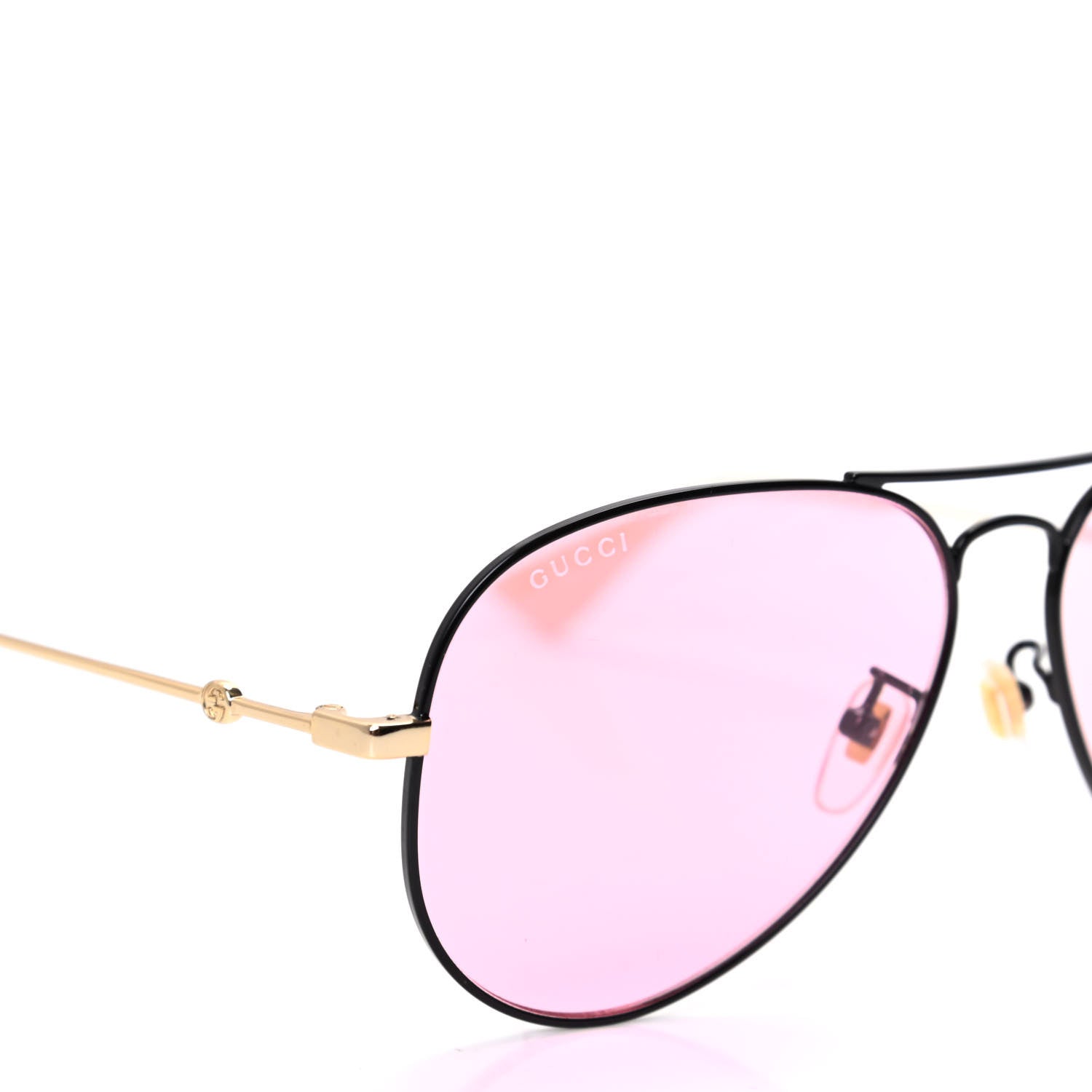 Gucci Metal Aviator Sunglasses GG0515S Pink 7 of 8
