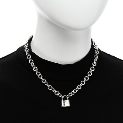 Tiffany Sterling Silver 1837 Lock Charm Necklace 2 of 5