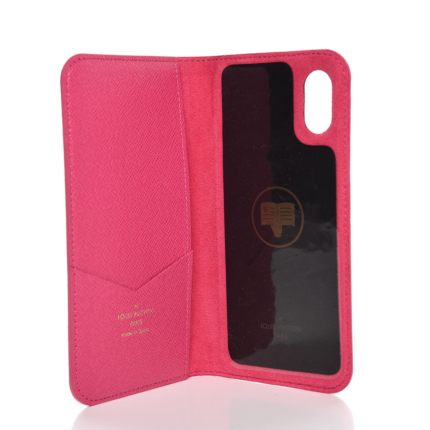 Louis Vuitton Monogram iPhone X Folio Case Rose Pop 5 of 7