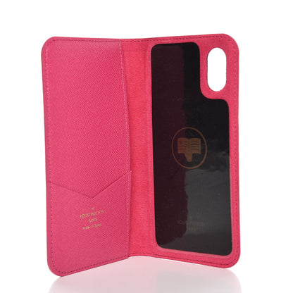 Louis Vuitton Monogram iPhone X Folio Case Rose Pop 5 of 7
