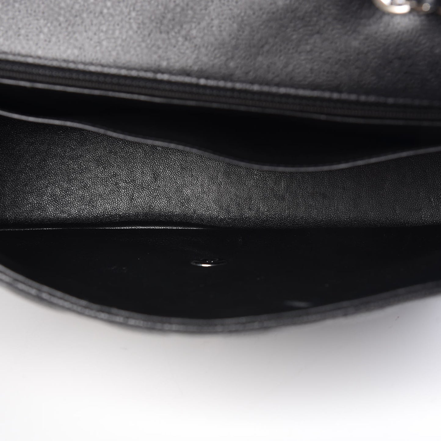 Caviar Quilted Jumbo Single Flap Black