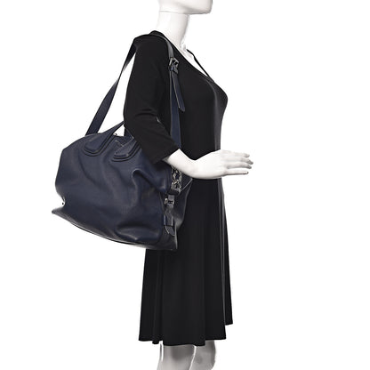 Givenchy Waxy Grained Calfskin Medium Nightingale Deep Blue 2 of 10