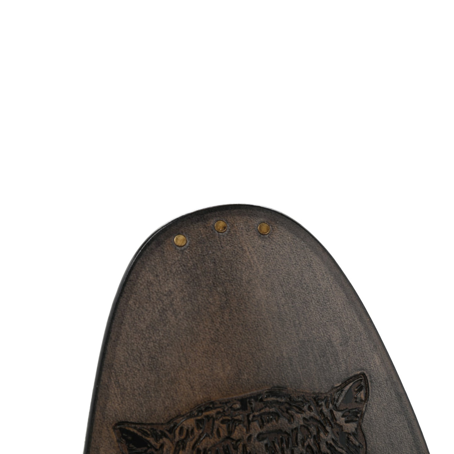 Goatskin Kitten Chain Horsebit Ankle Boots 37 Bordeaux