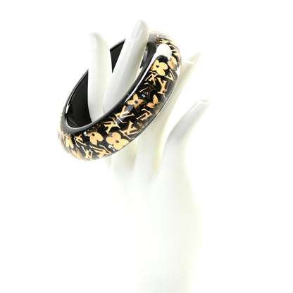 Louis Vuitton Resin Swarovski Medium Inclusion Bracelet GM Black 3 of 3