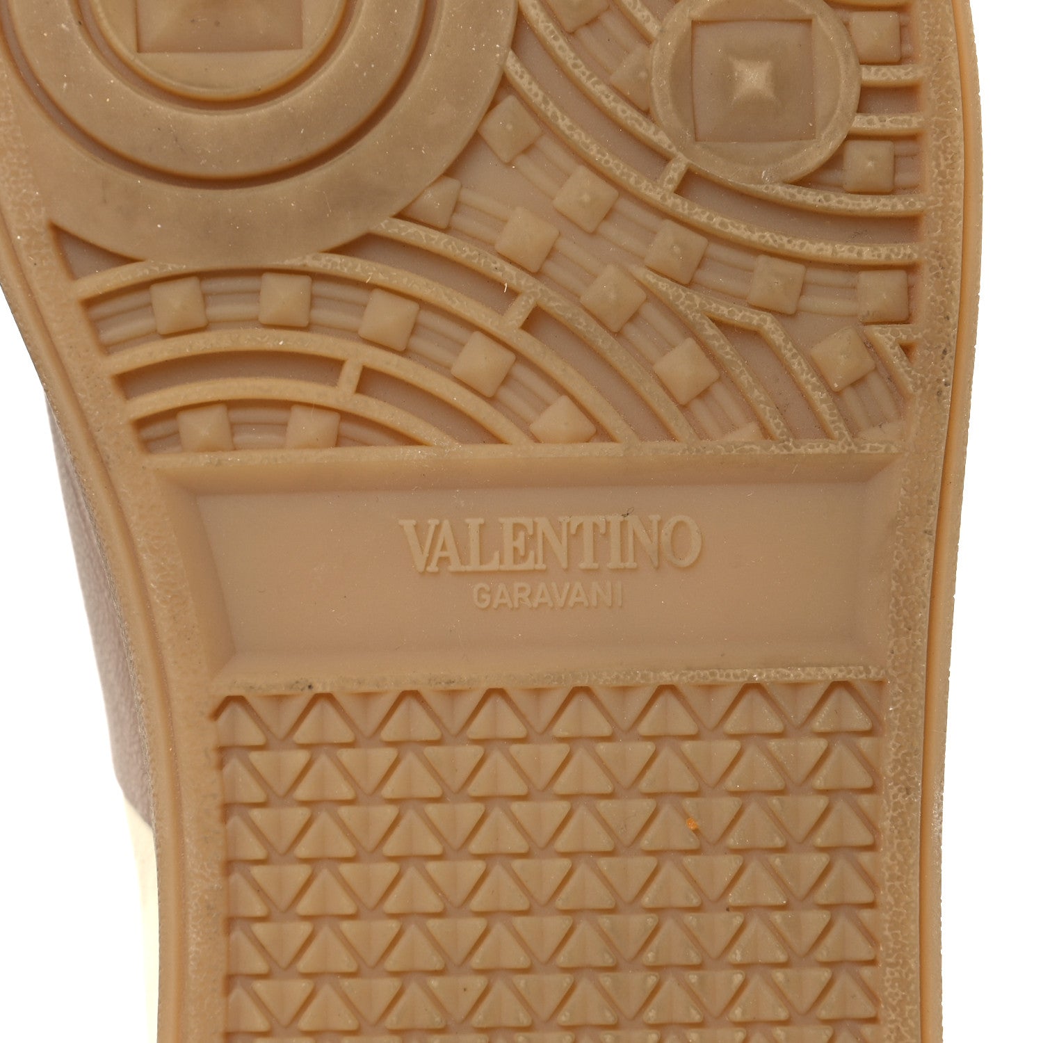 Valentino Garavani Calfskin Nappa Upvillage Sneakers 39 Ivory Rose Cannelle Skin Ambra 8 of 9