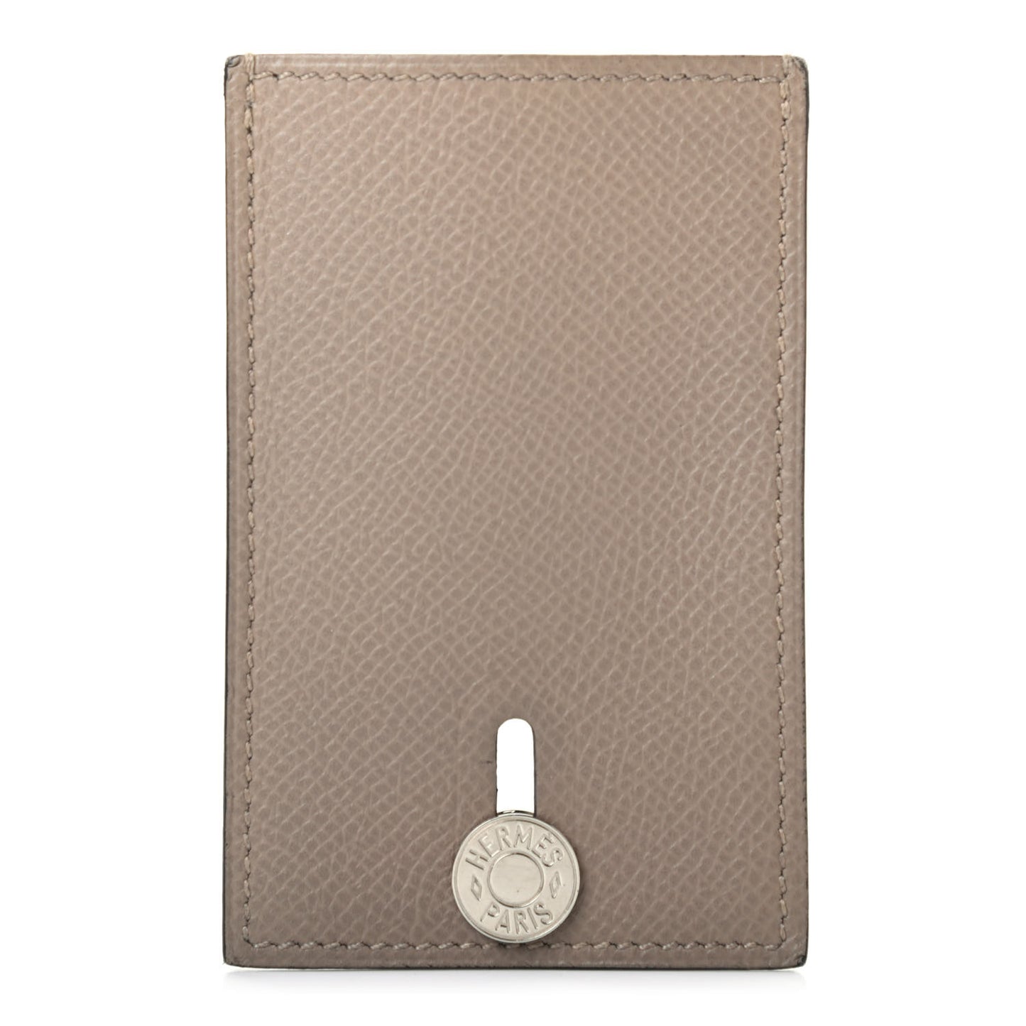 Epsom Diabolo Card Holder Case Gris Asphalt