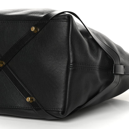 Burberry Calfskin House Check Small Salisbury Tote Black 10 of 10