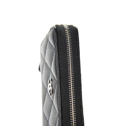 Chanel Caviar Quilted Zip Coin Purse Black 8 of 8
