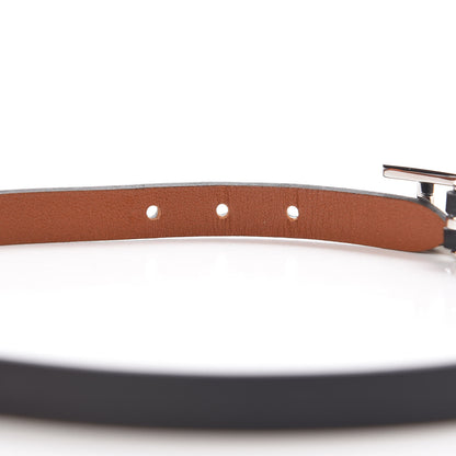 Hermes Chamonix Behapi Double Tour Bracelet XS Black Gold 5 of 7