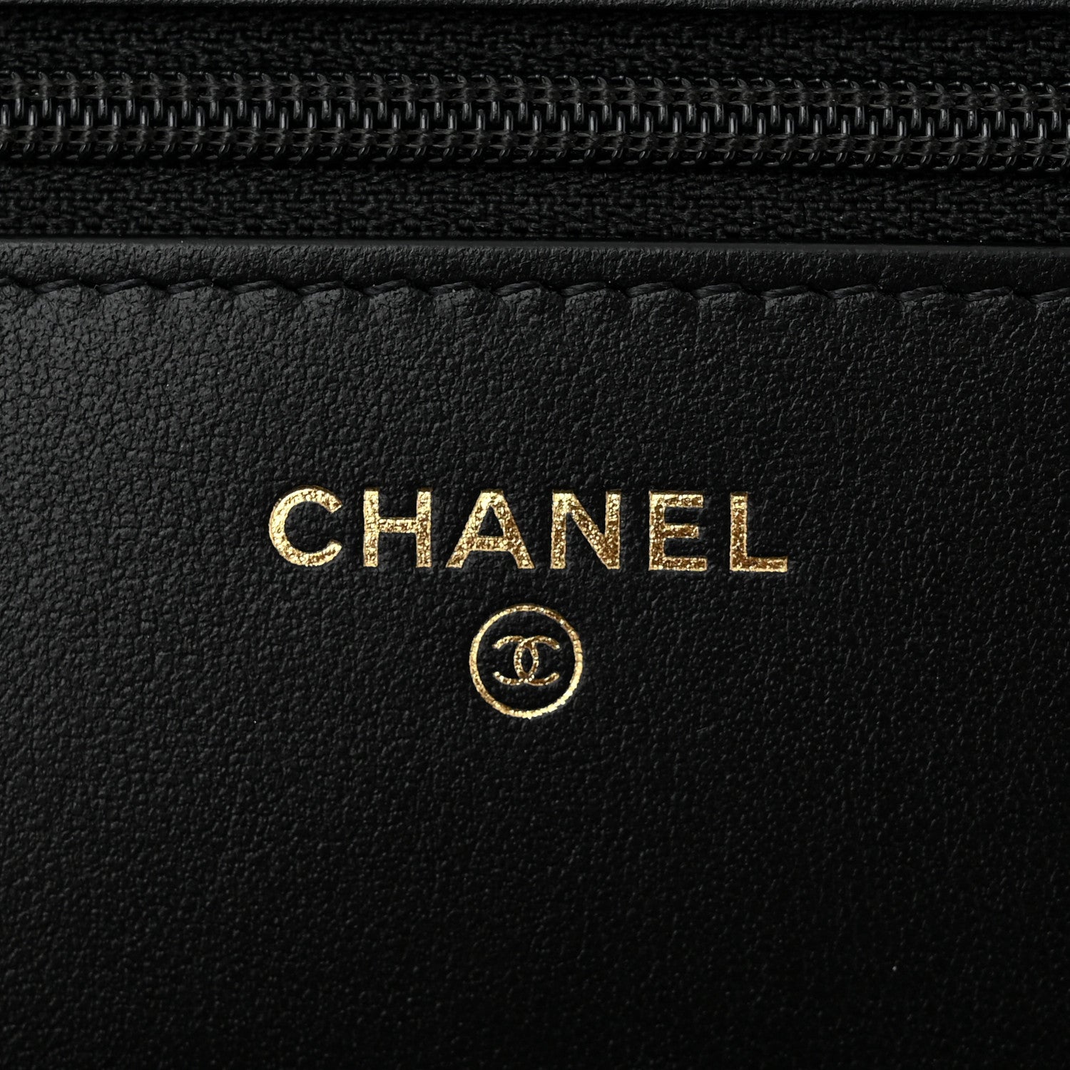 Chanel Caviar Quilted Pocket Clutch With Chain WOC Black 6 of 12