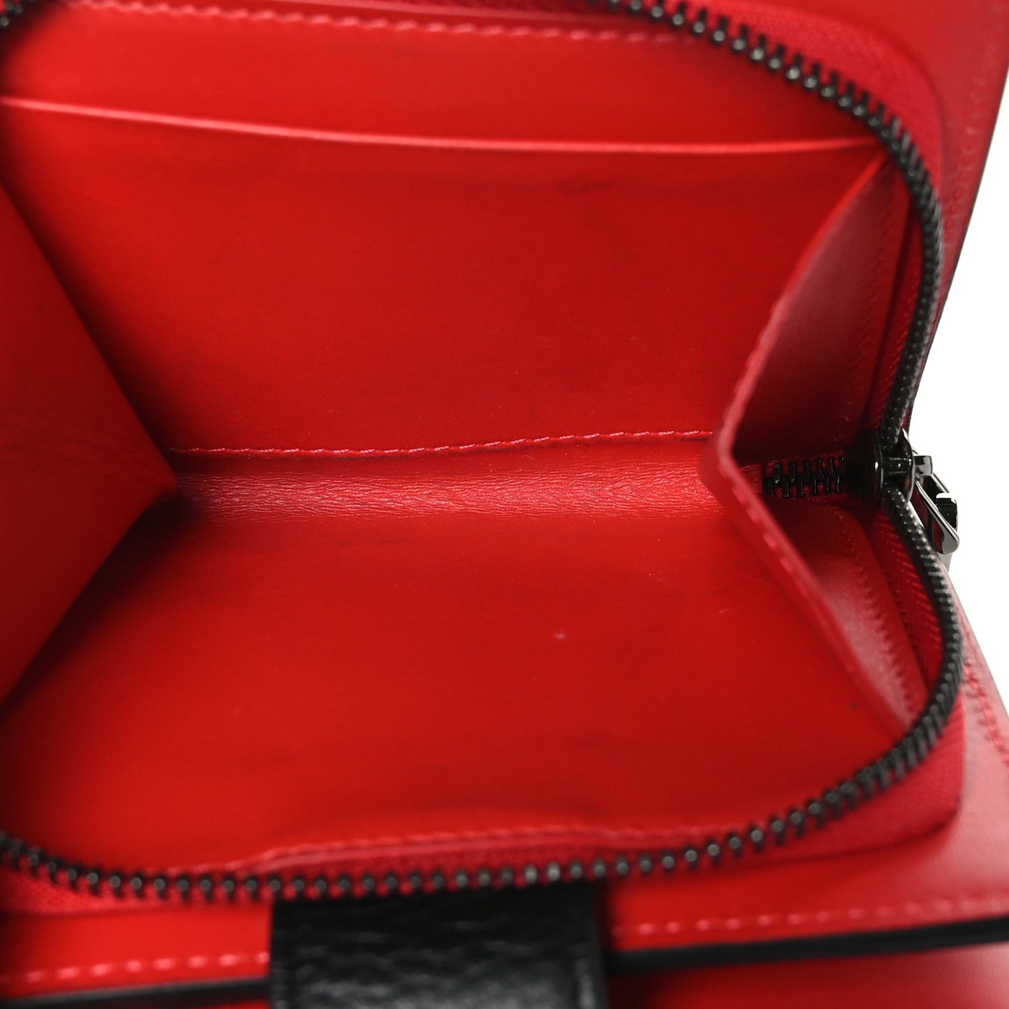 Calfskin Patent Mini Paloma Wallet Black