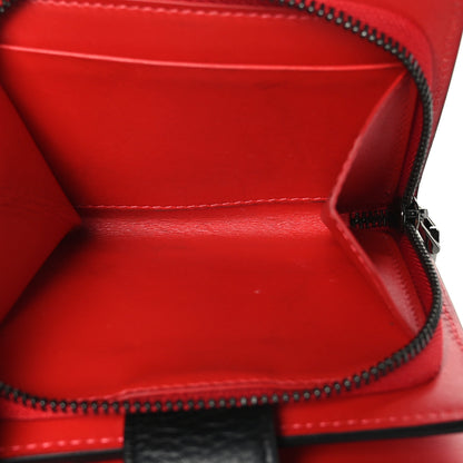 Christian Louboutin Calfskin Patent Mini Paloma Wallet Black 5 of 7