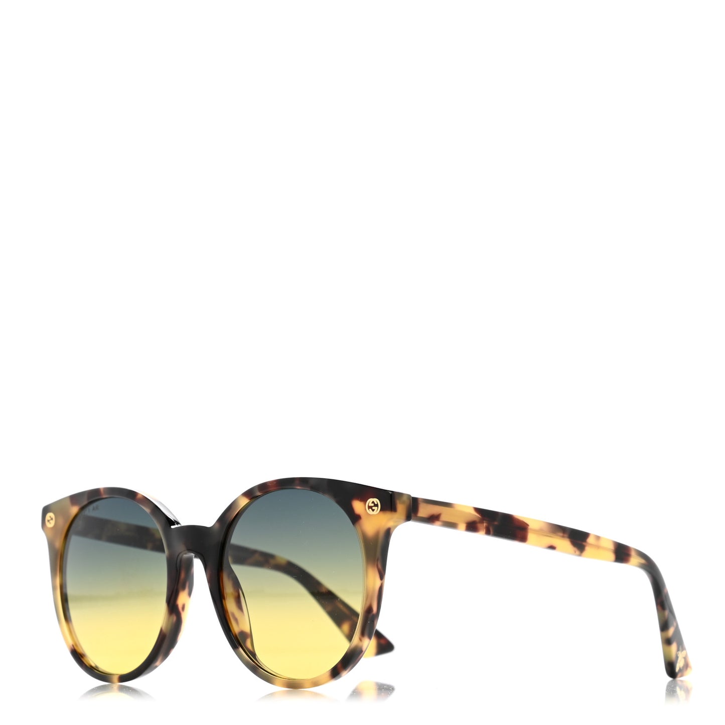 Round GG0091S Sunglasses Havana