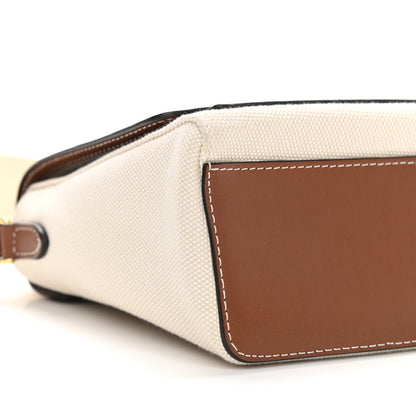 Burberry Canvas Horseferry Print Note Crossbody Bag Natural Tan 9 of 10