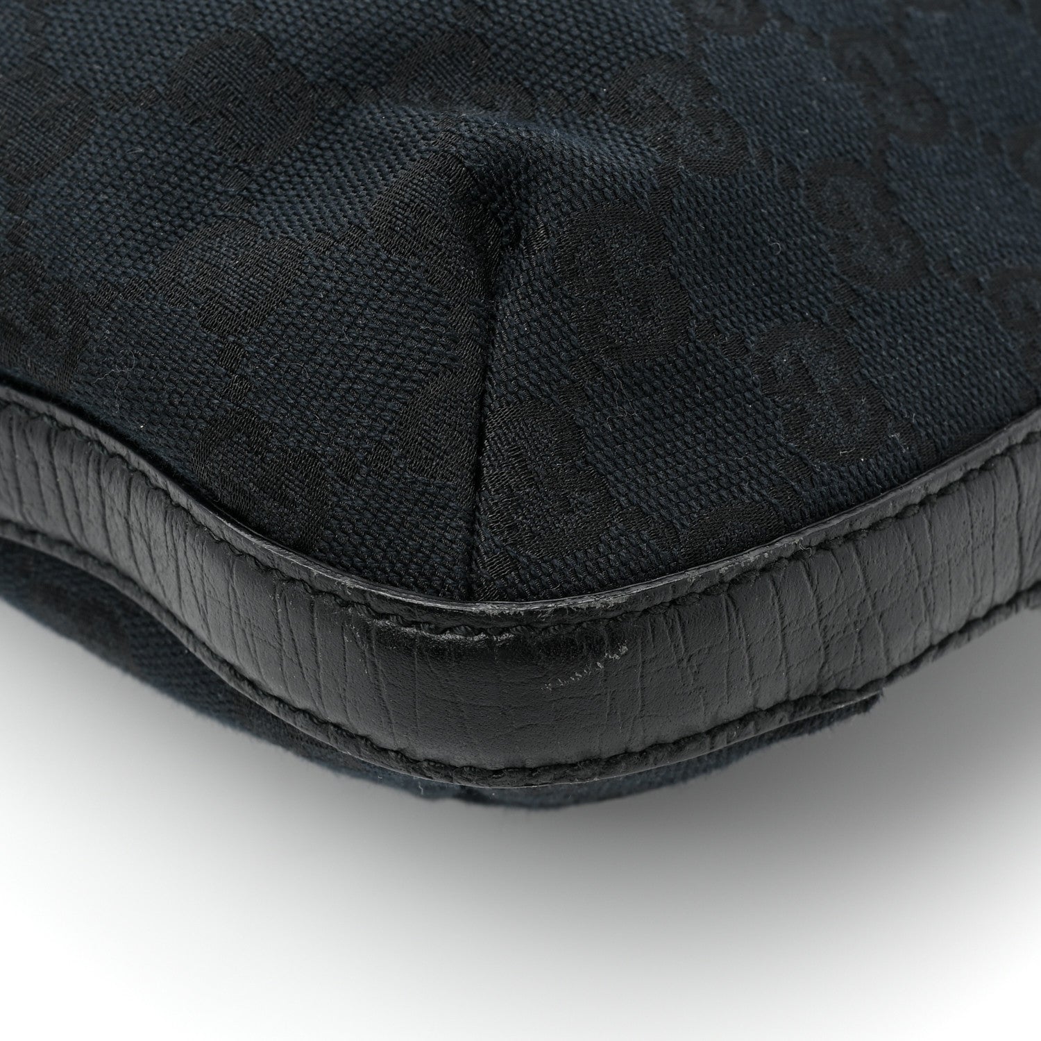 Gucci Monogram Web Hasler Hobo Black 12 of 13