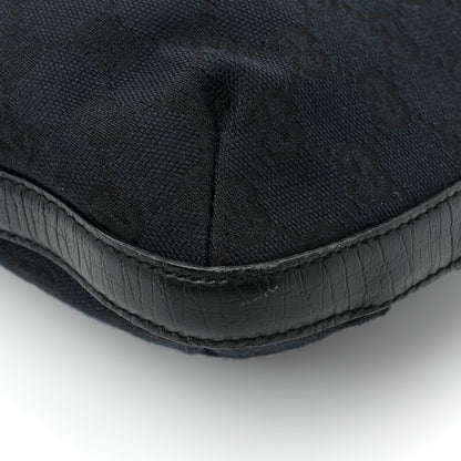 Gucci Monogram Web Hasler Hobo Black 12 of 13