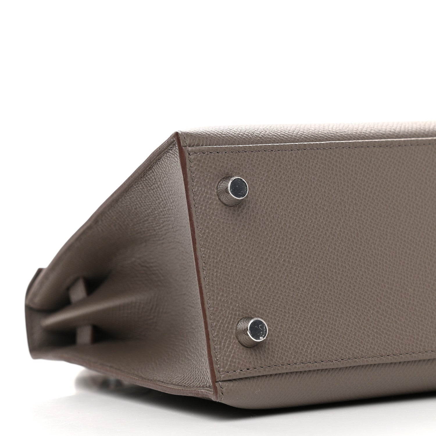 Hermes Epsom Kelly Sellier 25 Etain 8 of 10