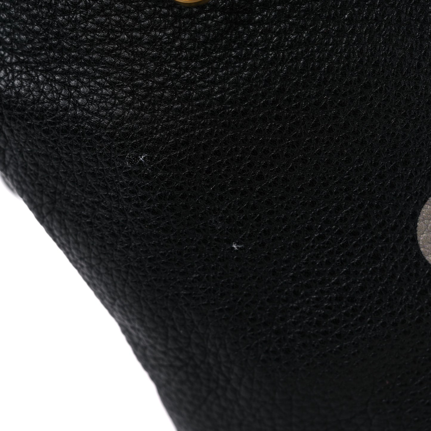 Grained Calfskin Logo Belt Bag Black