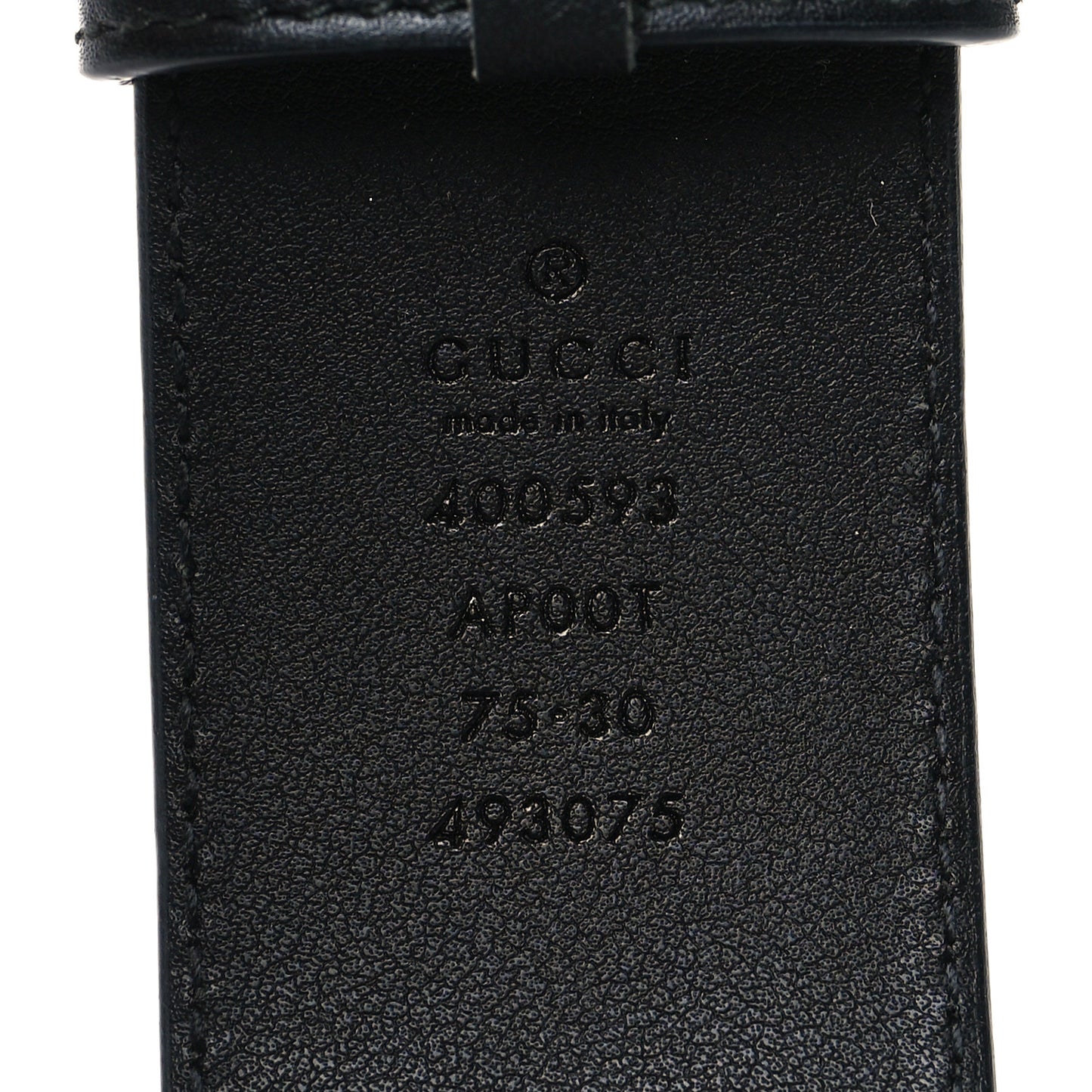 Calfskin Double G 40mm Belt 75 30 Black