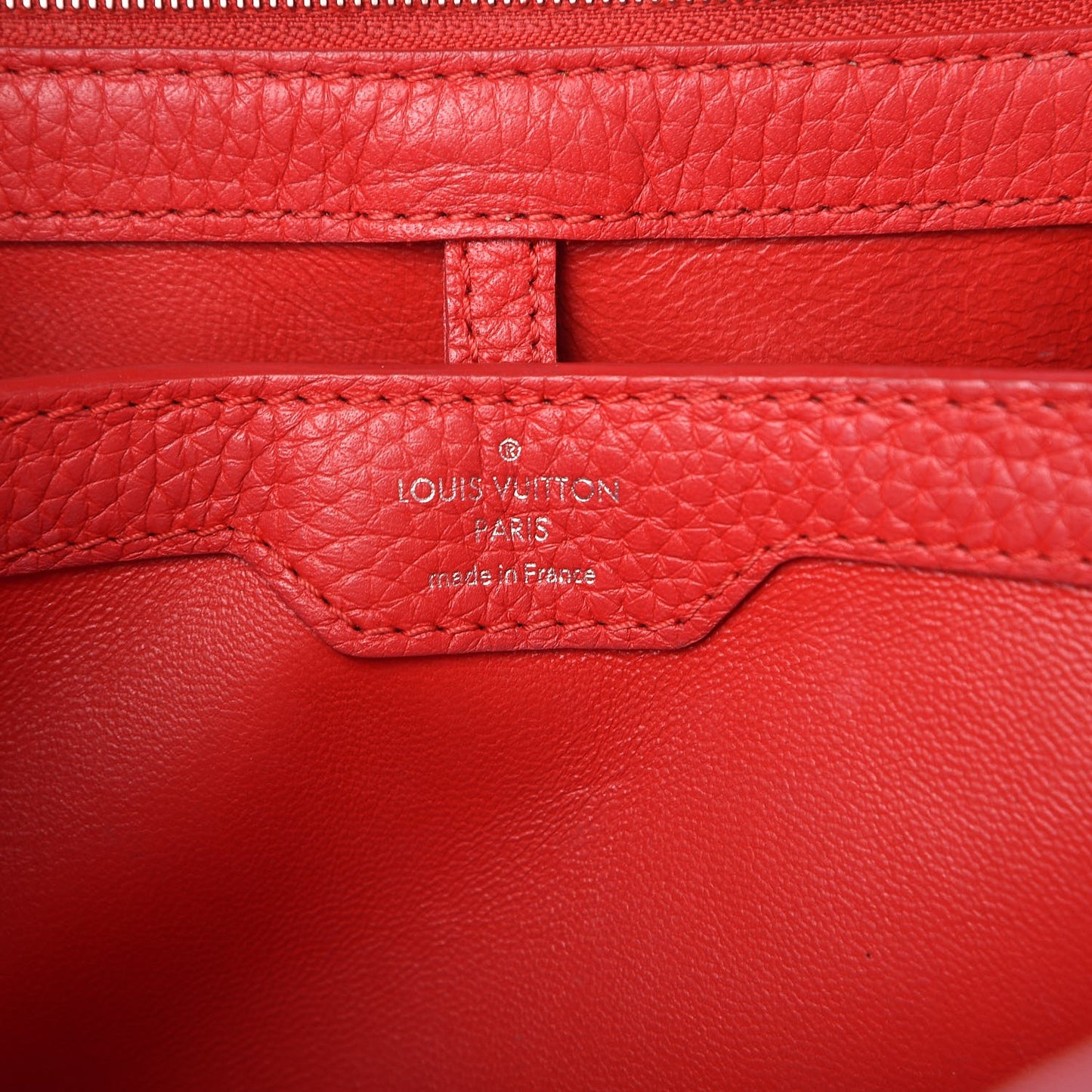 Taurillon Python Capucines PM Rubis