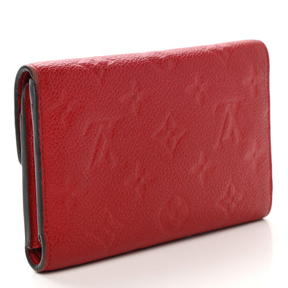 Louis Vuitton Empreinte Compact Curieuse Wallet Cherry 3 of 15