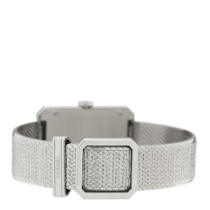 Chanel Stainless Steel 26mm Boy-friend Tweed Quartz Watch Black 3 of 4