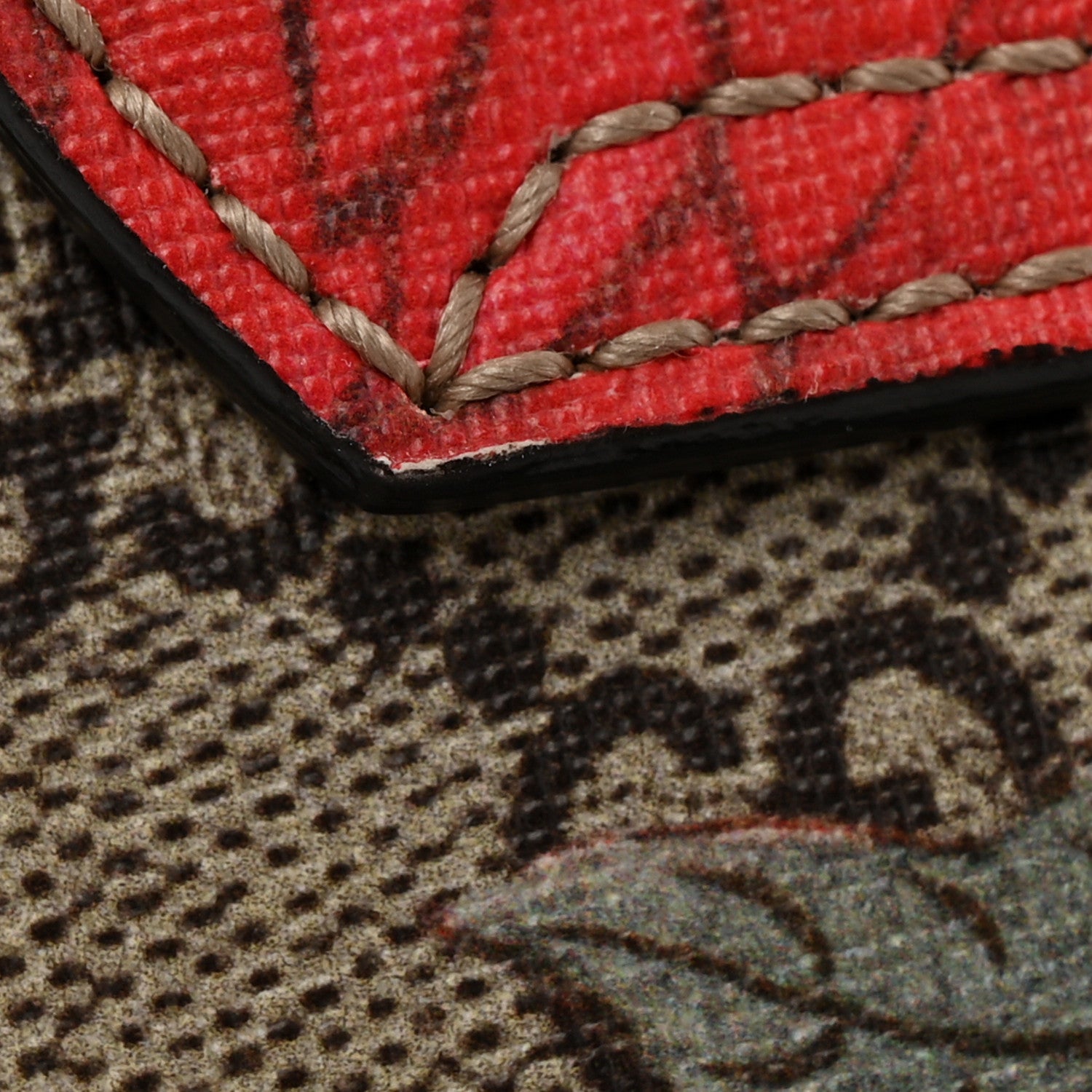 Gucci GG Supreme Monogram Tian Web Medium Padlock Messenger Shoulder Bag Beige Multicolor New Acero 15 of 15