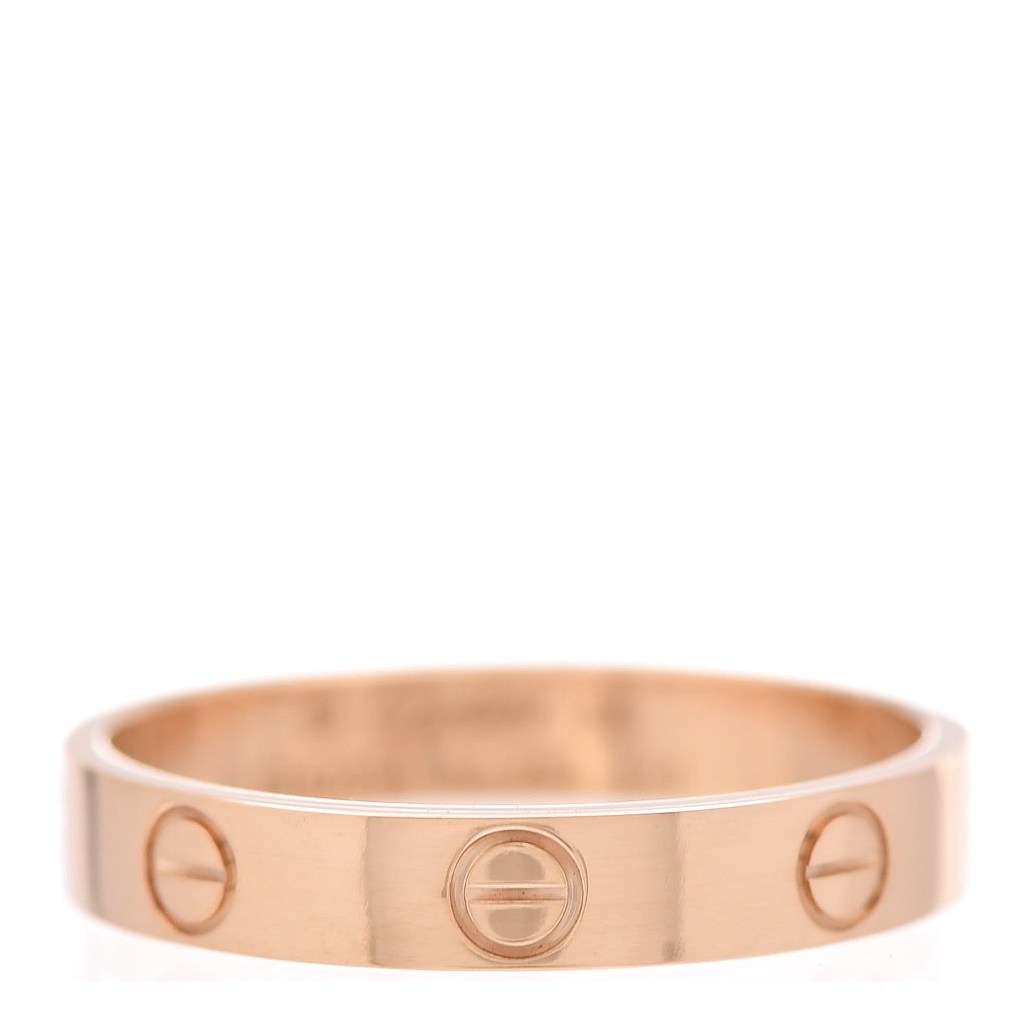 18K Yellow Gold 3.5mm LOVE Band Ring 58 8.5