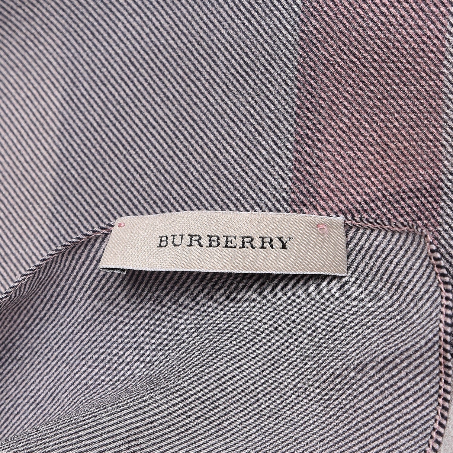 Burberry Silk Giant Check Scarf Pink 5 of 8
