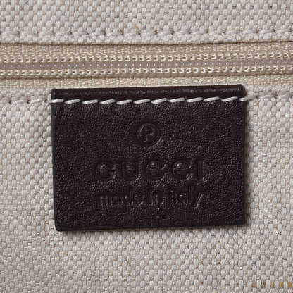 Gucci Guccissima Signature Large Sukey Tote Chocolate 6 of 9