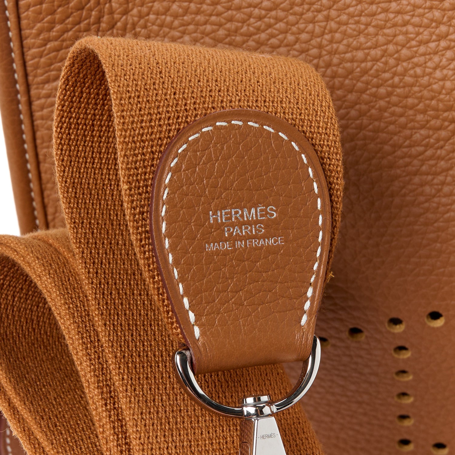 Hermes Taurillon Clemence Evelyne III PM Gold 7 of 10