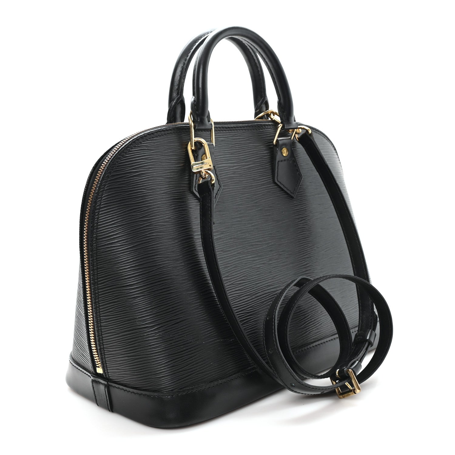 Louis Vuitton Epi Alma PM Black 3 of 9