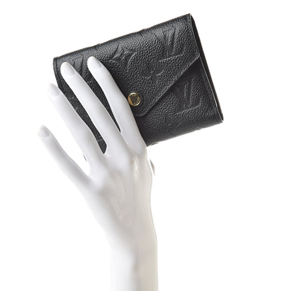 Louis Vuitton Empreinte Victorine Wallet Black 2 of 8