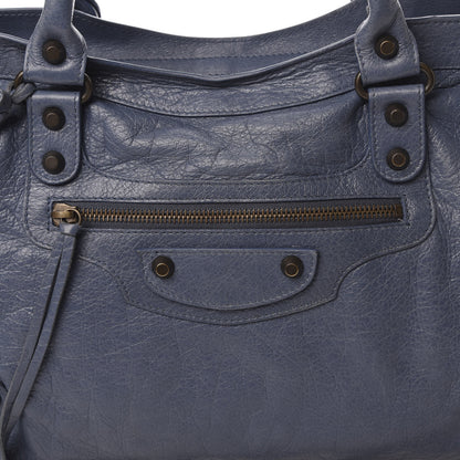 Balenciaga Agneau Classic Hardware City Bleu Persan 9 of 17