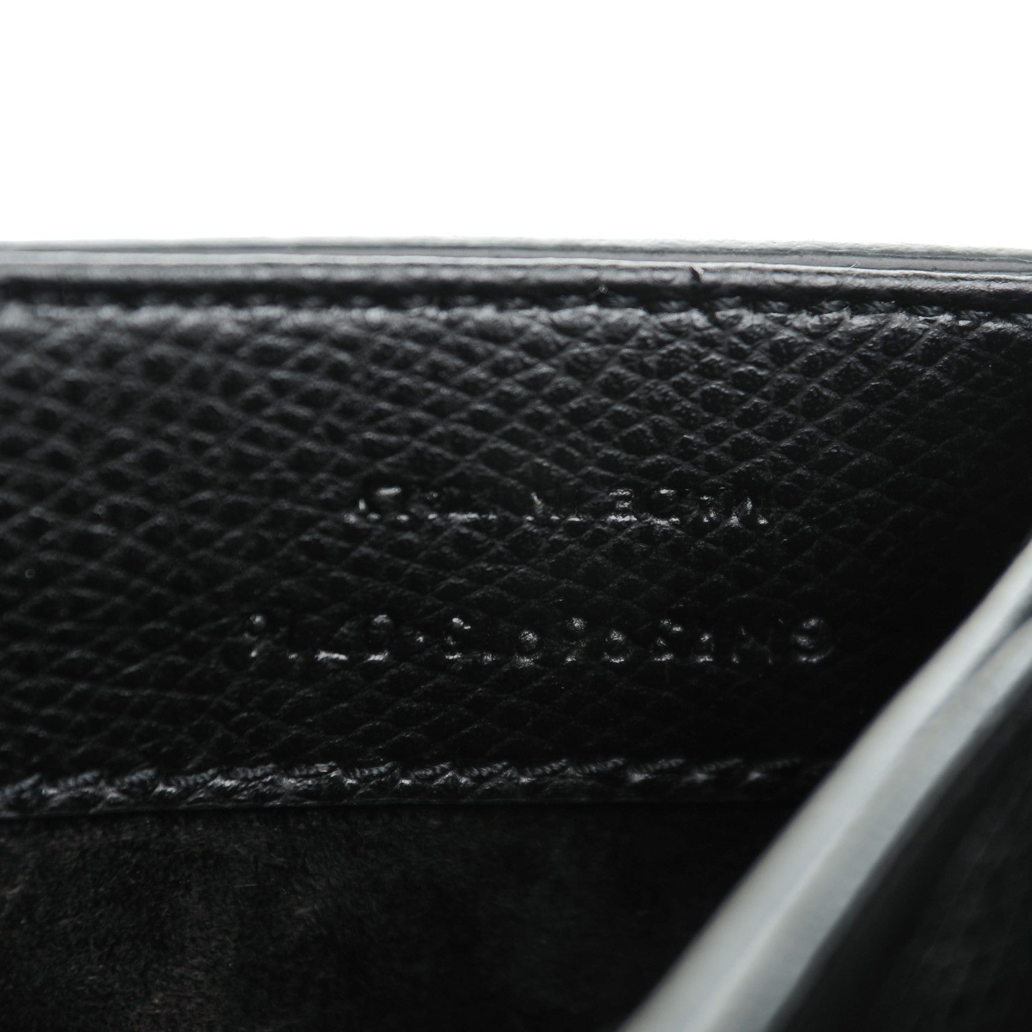 Saint Laurent Textured Calfskin Medium Classic Monogram Universite Bag Black 6 of 6