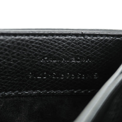 Saint Laurent Textured Calfskin Medium Classic Monogram Universite Bag Black 6 of 6