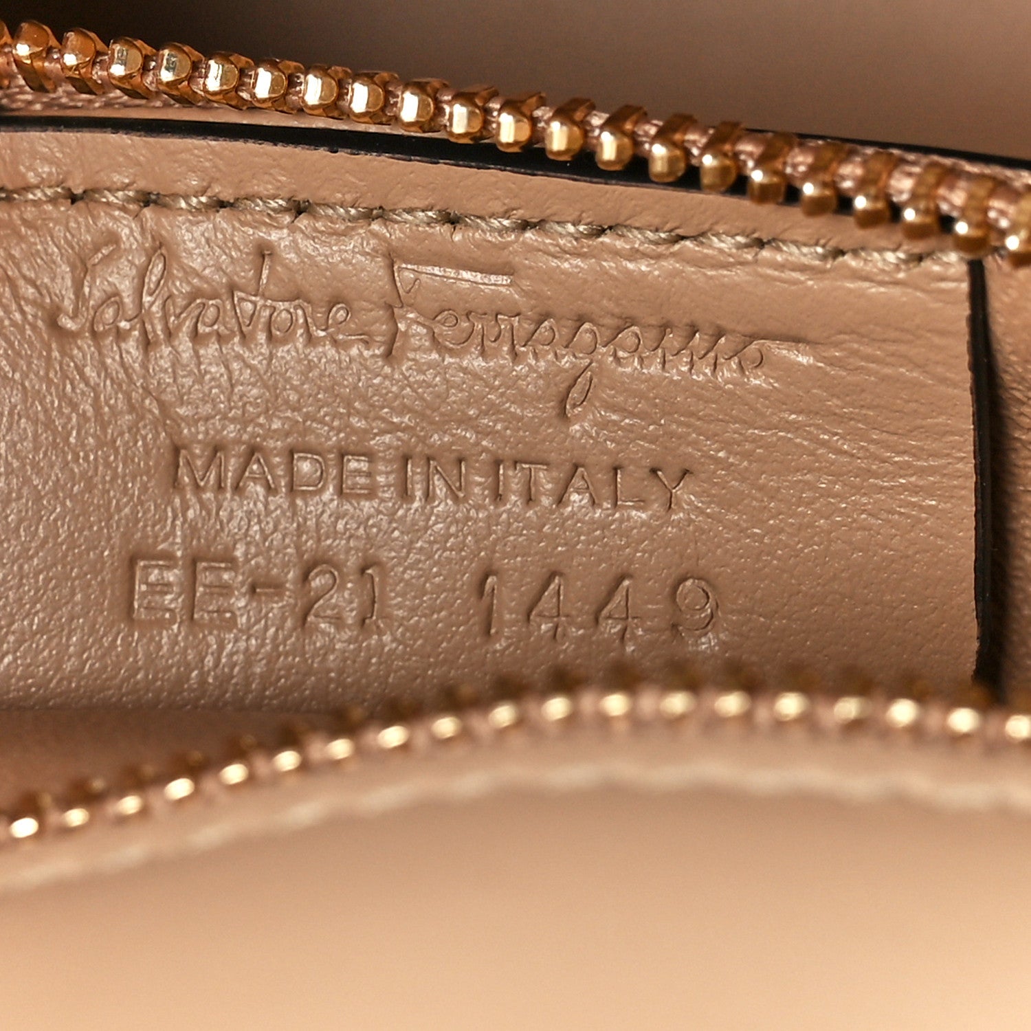 Salvatore Ferragamo Calfskin Gancini Flap Bag Cashew 7 of 10