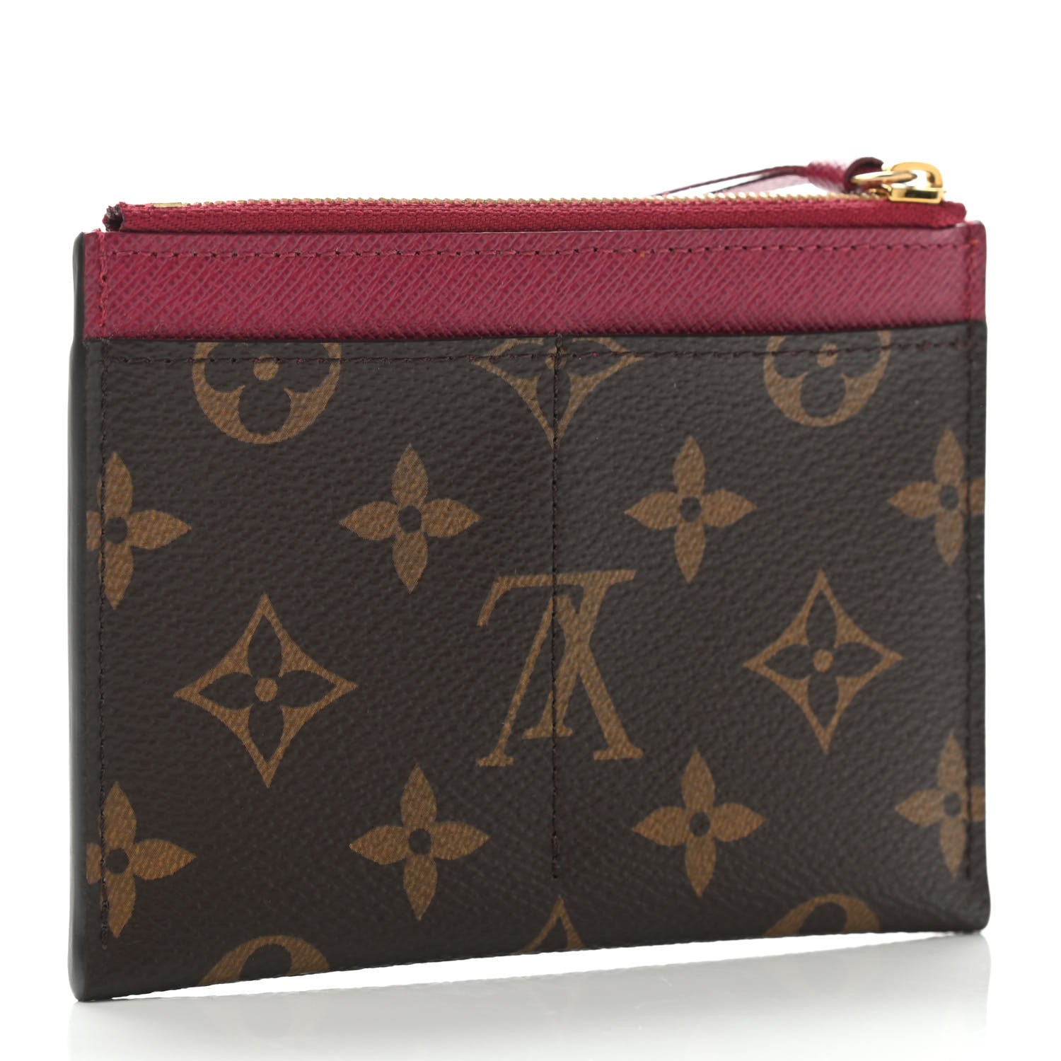 Louis Vuitton Monogram Zipped Card Holder Fuchsia 2 of 4