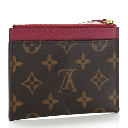 Louis Vuitton Monogram Zipped Card Holder Fuchsia 2 of 4