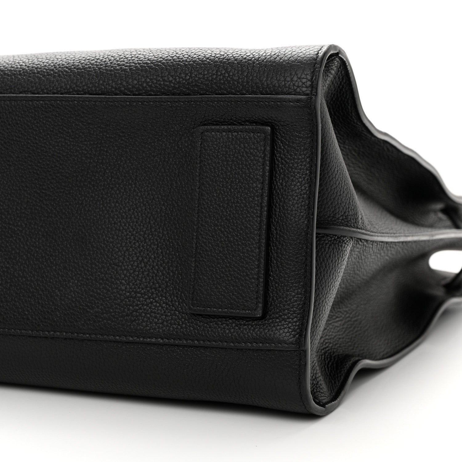 Saint Laurent Grained Calfskin Sac De Jour Souple North South Tote Black 9 of 12