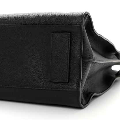 Saint Laurent Grained Calfskin Sac De Jour Souple North South Tote Black 9 of 12