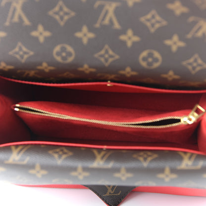 Louis Vuitton Grained Calfskin Monogram Double V Rubis 5 of 9
