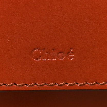 Chloe Shiny Calfskin Mini Vanity C Bag Sepia Brown 7 of 12